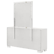Jessica 6-drawer Dresser with Mirror Snow White - 202993M