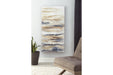 Joely Blue/Tan Wall Art - A8000277 - Gate Furniture