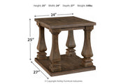 Johnelle Gray End Table - Lara FurnitureEnd Table