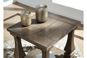 Johnelle Gray End Table - Lara FurnitureEnd Table