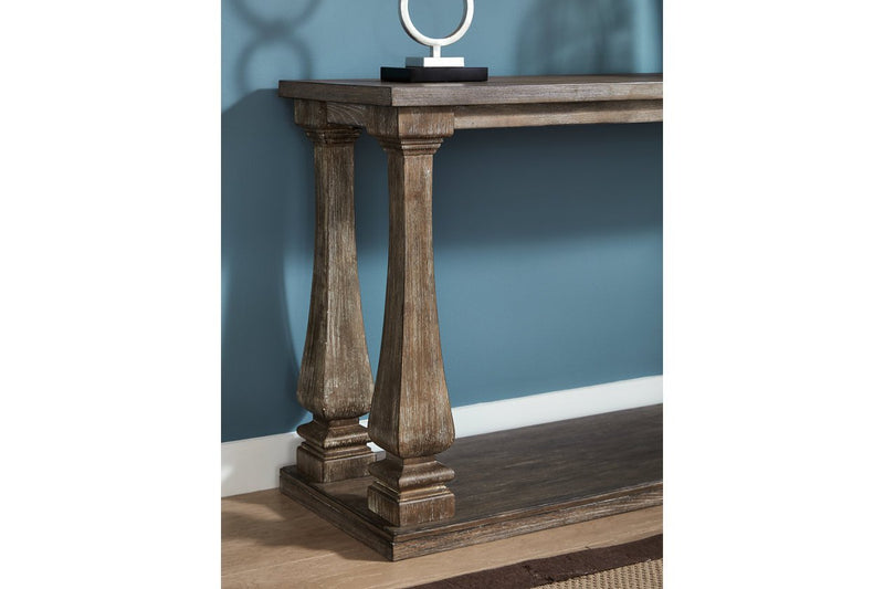 Johnelle Gray Sofa Table - Lara FurnitureSofa Table