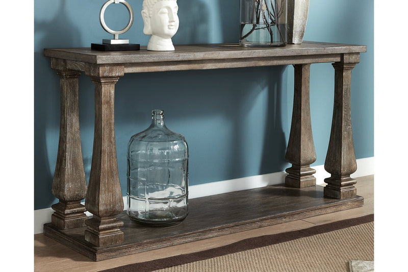 Johnelle Gray Sofa Table - Lara FurnitureSofa Table