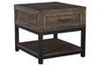 Johurst Grayish Brown End Table - Gate FurnitureEnd Table