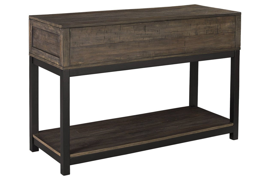 Johurst Grayish Brown Sofa/Console Table - Gate FurnitureSofa Table
