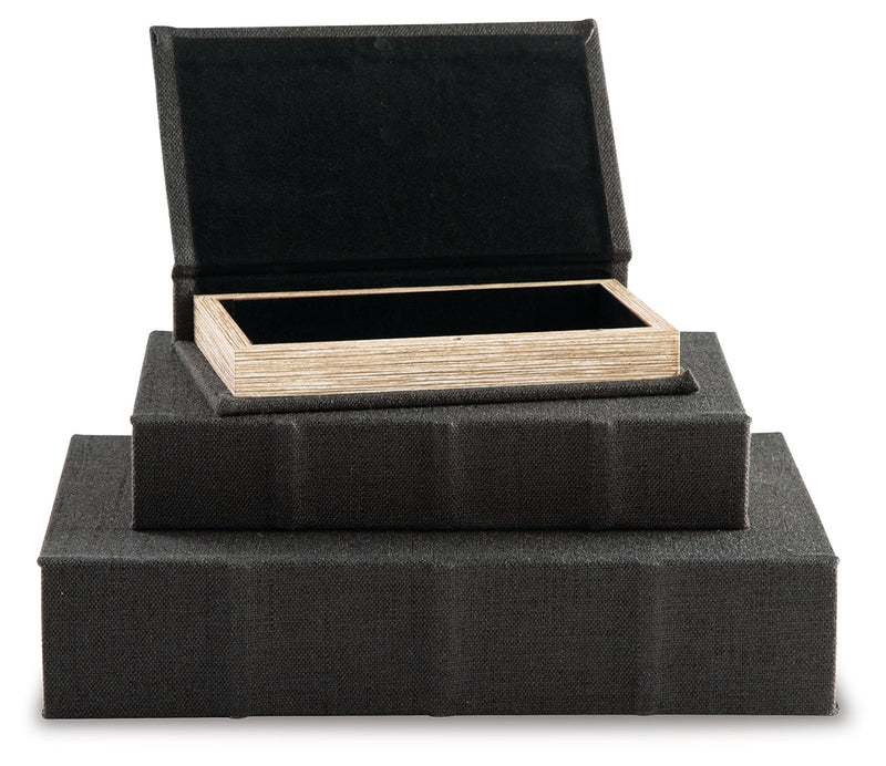 Jolina Black Box (Set of 3) - A2000489