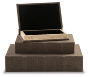 Jolina Brown Box (Set of 3) - A2000488