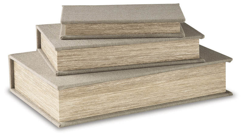 Jolina Linen Box (Set of 3) - A2000486