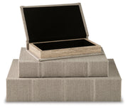 Jolina Linen Box (Set of 3) - A2000486