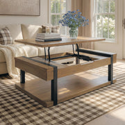 Jorannti Medium Brown Lift-Top Coffee Table - T631-9
