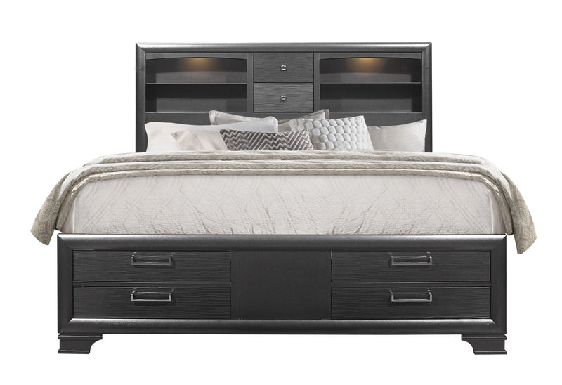 Jordyn Grey King Bed Group - JORDYN-GREY-KBG