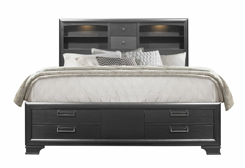 Jordyn Grey King Bed - JORDYN-GREY-KB
