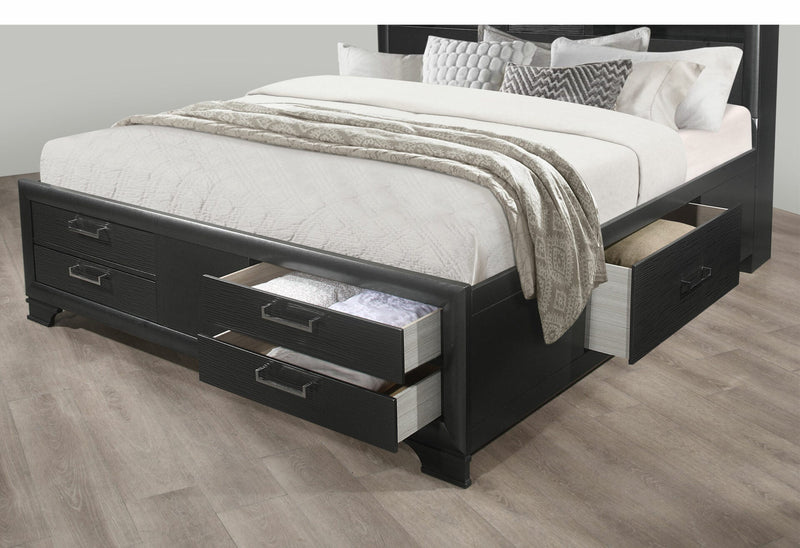 Jordyn Grey King Bed - JORDYN-GREY-KB