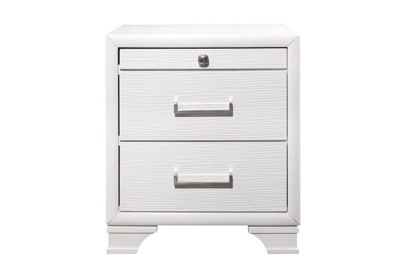 Jordyn White Nightstand - JORDYN-WHITE-NS-1
