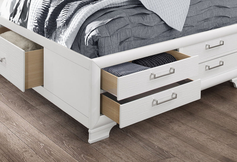 Jordyn White Queen Bed - JORDYN-WHITE-QB-1