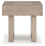 Jorlaina Light Grayish Brown End Table - T922-2