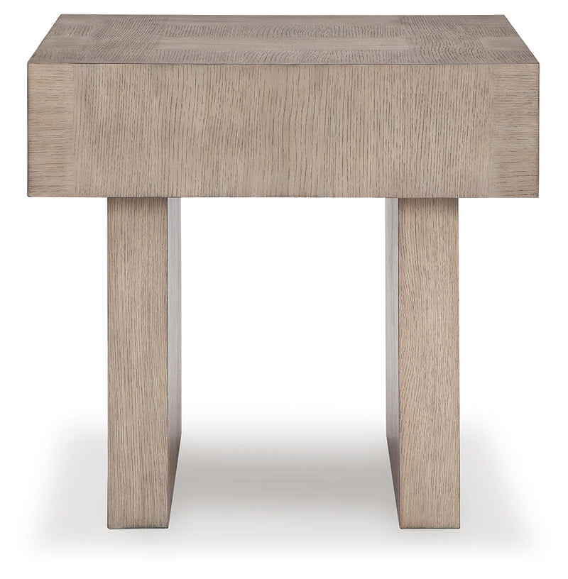 Jorlaina Light Grayish Brown End Table - T922-2