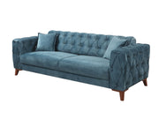 Joza 87" Wide Tufted Extendable Sofa - Sofas