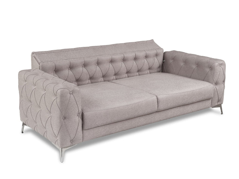 Joza 87" Wide Tufted Extendable Sofa - Sofas