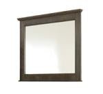 Juararo Dark Brown Bedroom Mirror - Lara FurnitureMirror