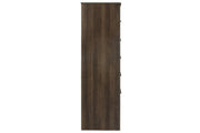 Juararo Dark Brown Chest of Drawers - Lara FurnitureChest