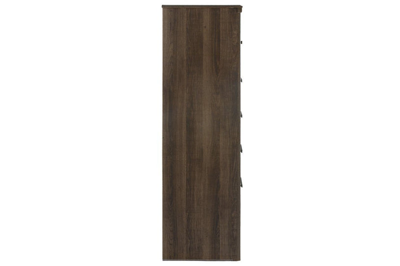 Juararo Dark Brown Chest of Drawers - Lara FurnitureChest