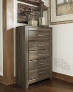 Juararo Dark Brown Chest of Drawers - Lara FurnitureChest