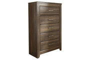 Juararo Dark Brown Chest of Drawers - Lara FurnitureChest