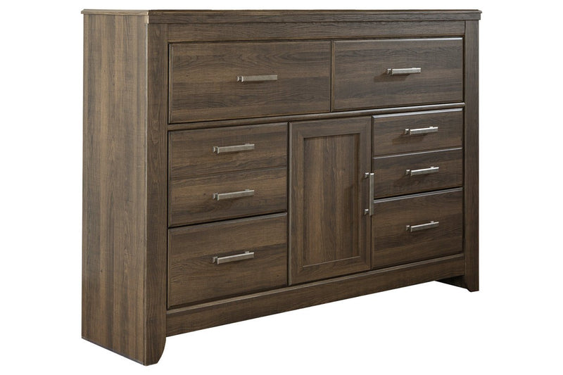 Juararo Dark Brown Dresser - Lara FurnitureDresser
