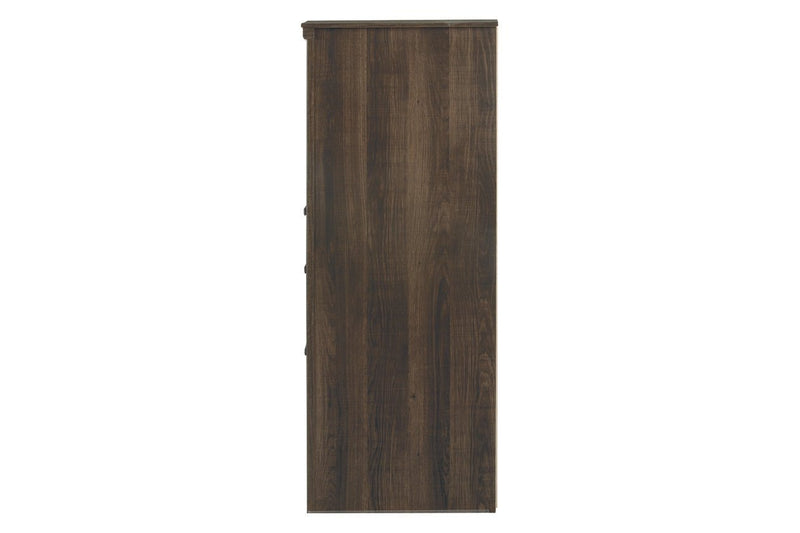 Juararo Dark Brown Dresser - Lara FurnitureDresser