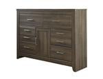 Juararo Dark Brown Dresser - Lara FurnitureDresser