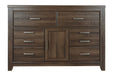 Juararo Dark Brown Dresser - Gate FurnitureDresser