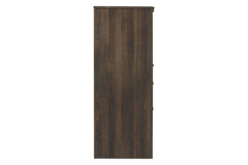 Juararo Dark Brown Dresser - Lara FurnitureDresser