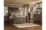 Juararo Dark Brown Dresser - Lara FurnitureDresser