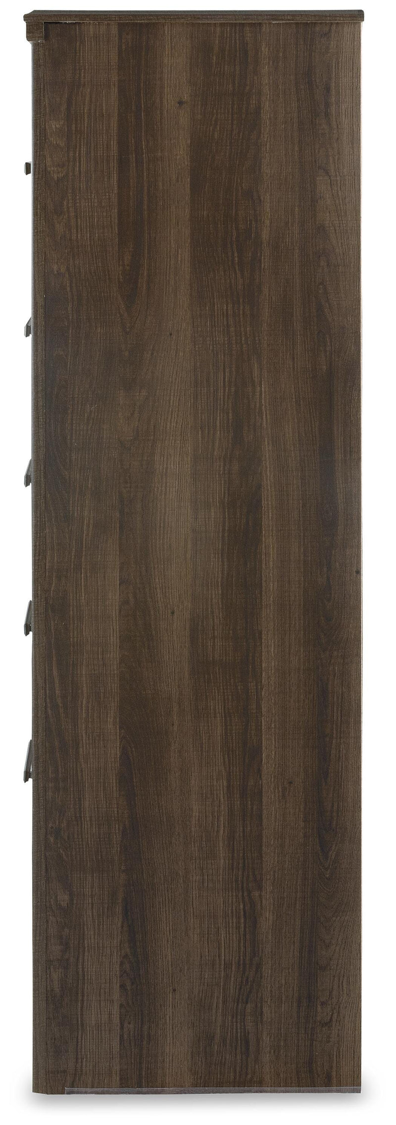 Juararo Dark Brown King Panel Bed, Dresser, Chest and 2 Nightstands - B251B39