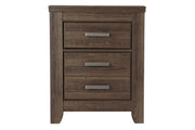 Juararo Dark Brown Nightstand - Lara FurnitureNightstand