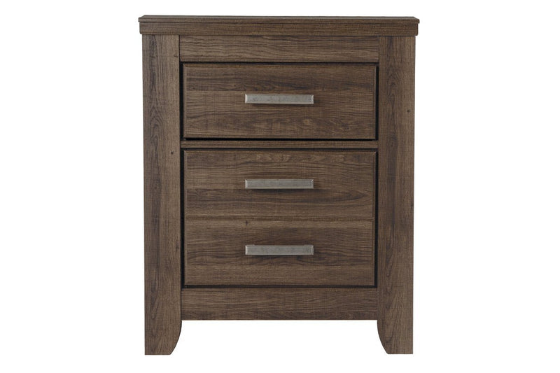 Juararo Dark Brown Nightstand - Lara FurnitureNightstand