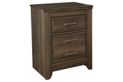 Juararo Dark Brown Nightstand - Lara FurnitureNightstand