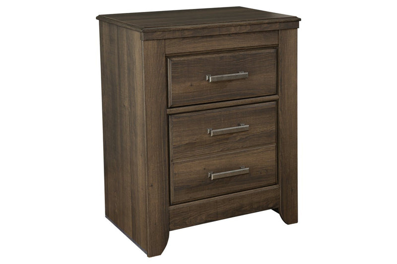 Juararo Dark Brown Nightstand - Lara FurnitureNightstand
