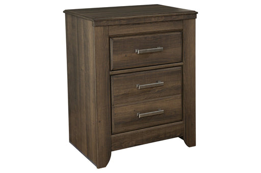 Juararo Dark Brown Nightstand - Lara FurnitureNightstand
