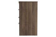 Juararo Dark Brown Nightstand - Lara FurnitureNightstand