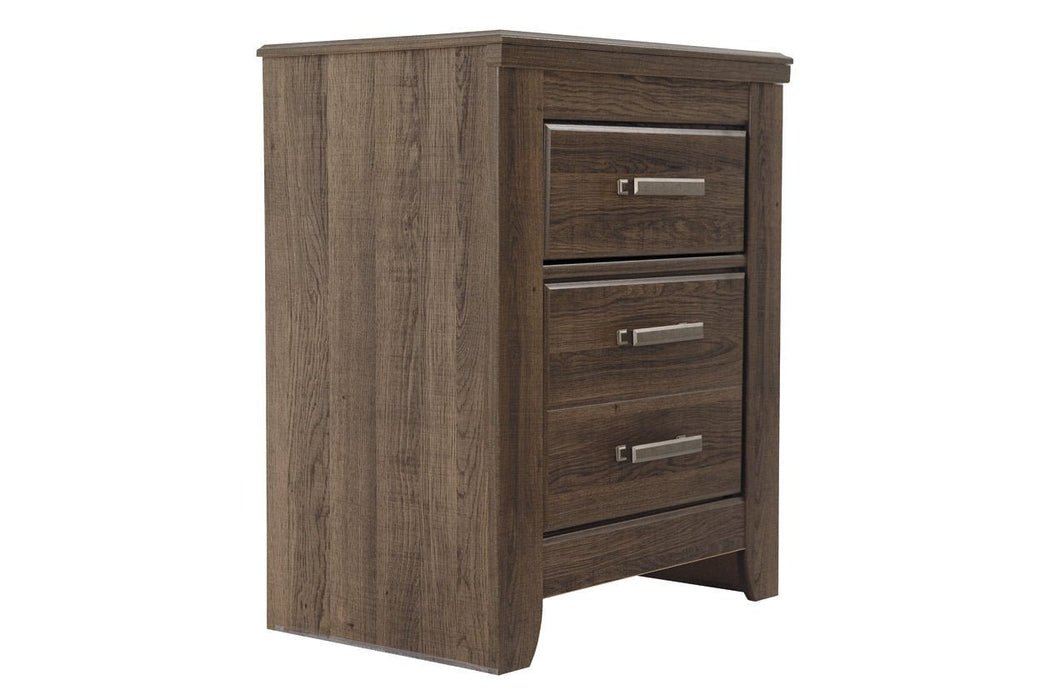 Juararo Dark Brown Nightstand - Gate FurnitureNightstand