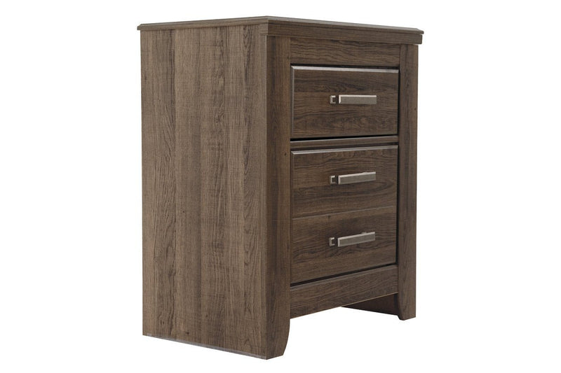 Juararo Dark Brown Nightstand - Lara FurnitureNightstand