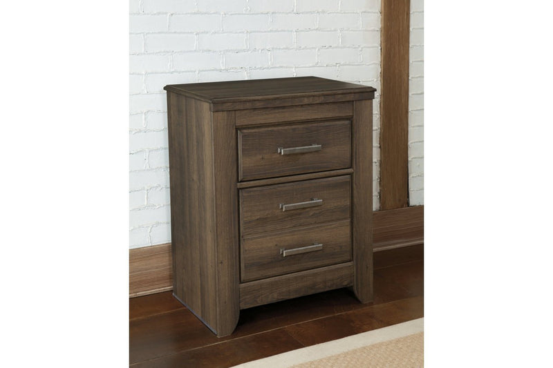 Juararo Dark Brown Nightstand - Lara FurnitureNightstand