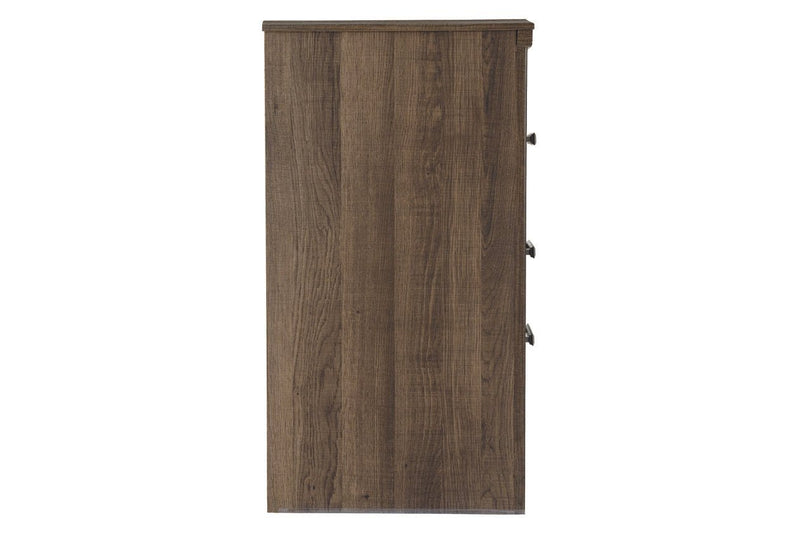 Juararo Dark Brown Nightstand - Lara FurnitureNightstand