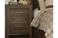 Juararo Dark Brown Nightstand - Gate FurnitureNightstand