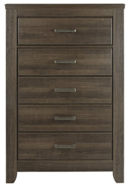 Juararo Dark Brown Panel Bedroom Set - Lara FurnitureBedroom Set