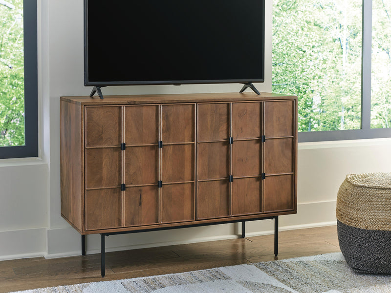Juddins Brown Accent Cabinet - A4000692