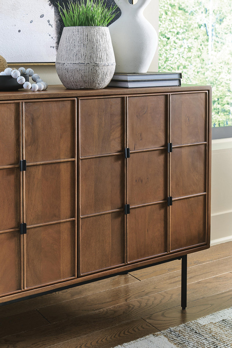 Juddins Brown Accent Cabinet - A4000692