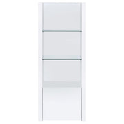 Jude 3-piece 71-inch TV Entertainment Center White High Gloss - 704251-SET