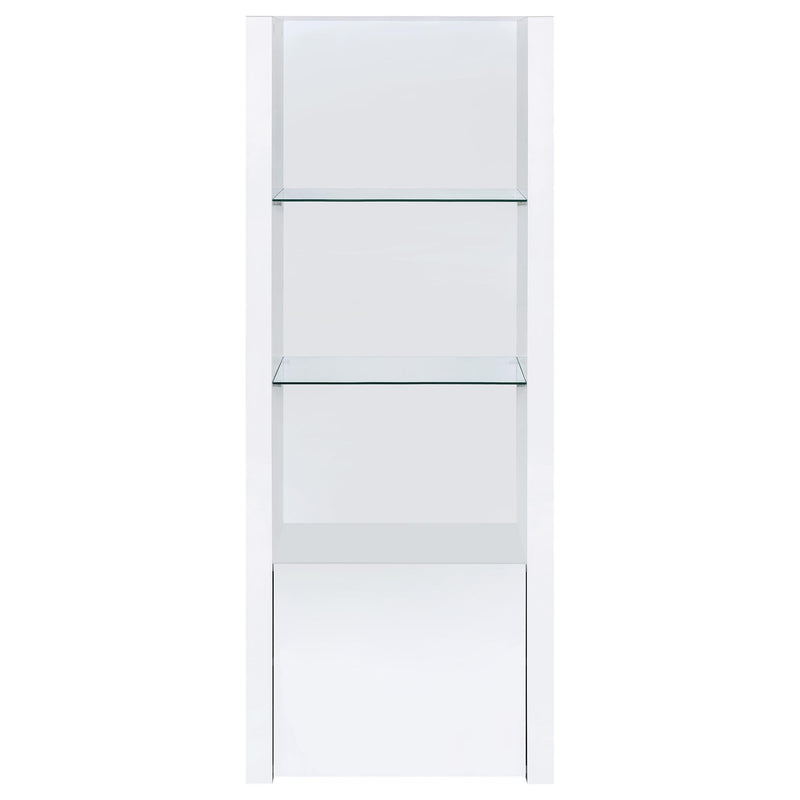 Jude 3-piece 71-inch TV Entertainment Center White High Gloss - 704251-SET